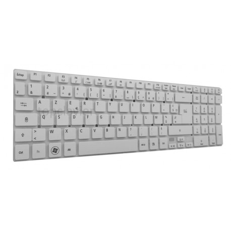 Clavier blanc pour Acer Aspire V3-572 et V3-572G