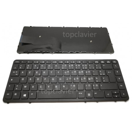 Clavier HP - Type 558 - Cadre noir et sans stickpoint