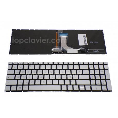 Clavier HP - Type 626 - Gris - Avec rétro éclairage