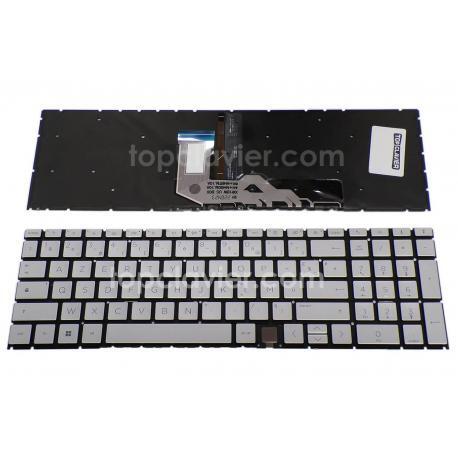 Clavier HP - Type 696 - Gris clair avec rétro éclairage