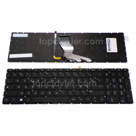 Clavier HP - Type 487 - Noir - Avec rétro éclairage