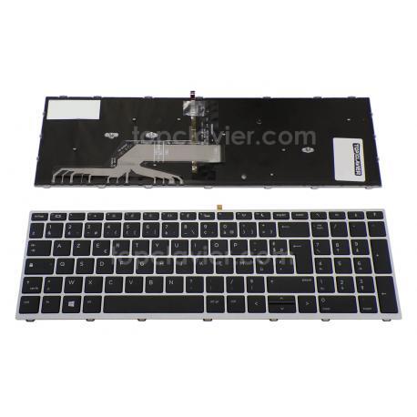 Clavier HP - Type 667 - Avec rétro éclairage - Cadre gris