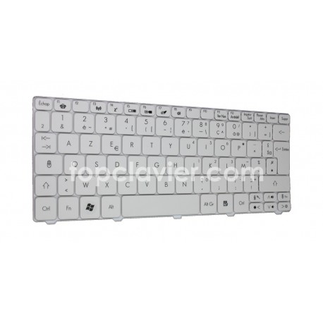 Clavier BLANC pour Netbook Packard Bell